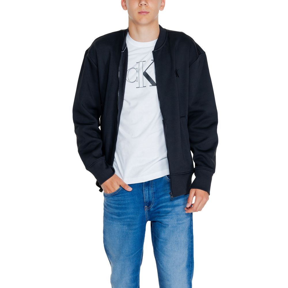 Calvin Klein Jeans Black Recycled Cotton Sweater