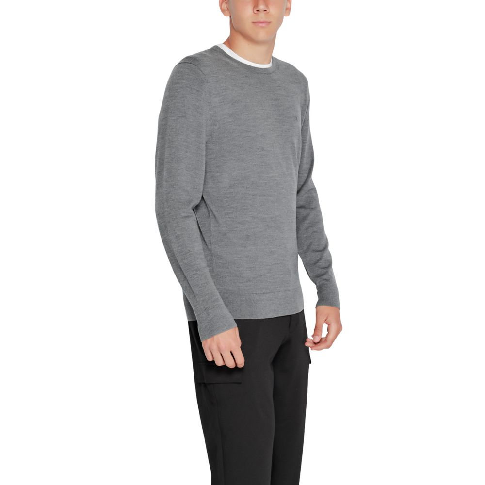 Calvin Klein Gray Recycled Wool T-Shirt