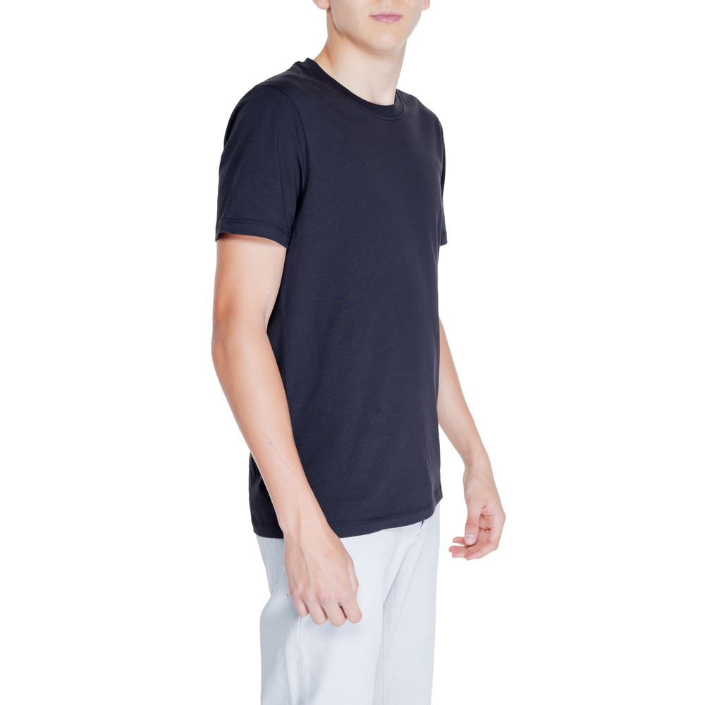 Peuterey Black Cotton T-Shirt