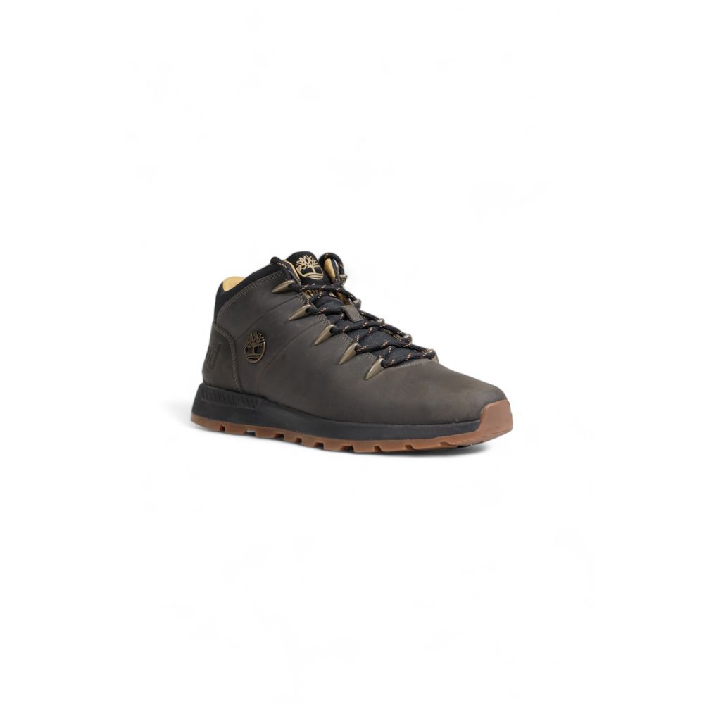 Timberland Gray Recycled Leather Sneaker