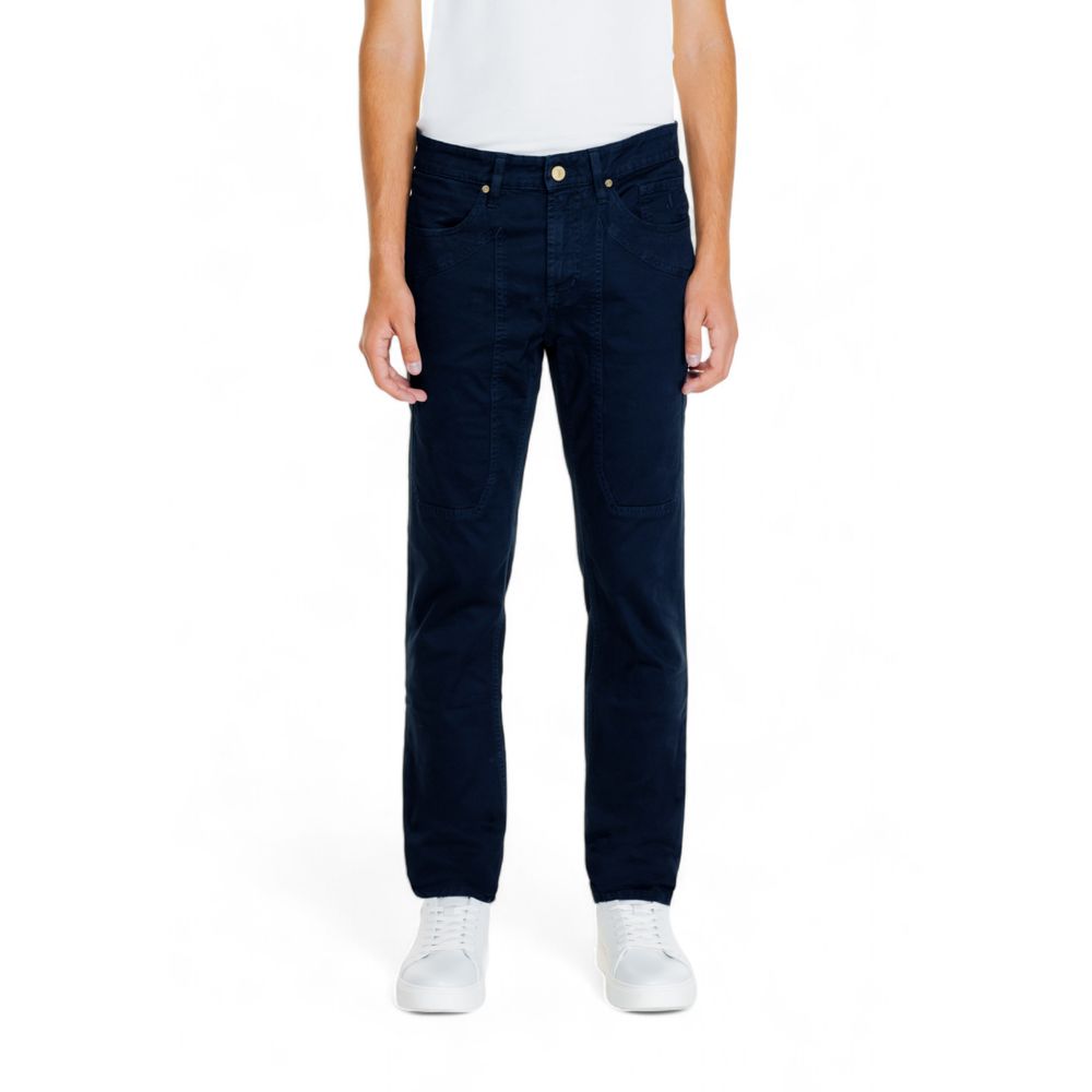 Jeckerson Blue Cotton Jeans & Pant