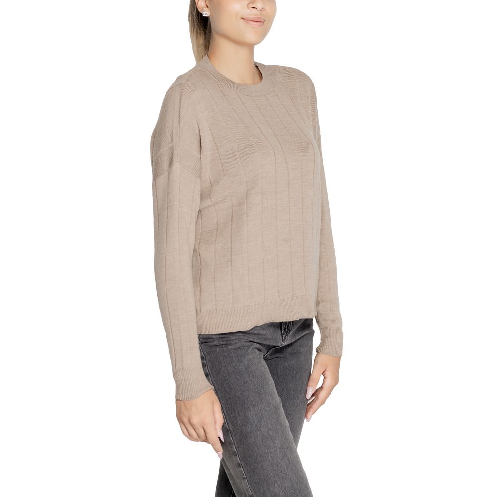 Only Beige Acrylic Sweater