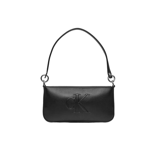 Calvin Klein Jeans Black Polyethylene Handbag