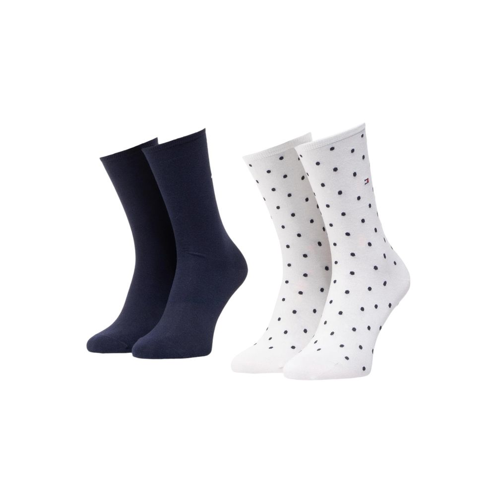 Tommy Hilfiger White Cotton Sock