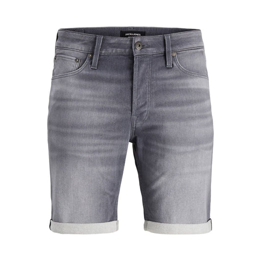 Jack Jones Gray Jeans Short