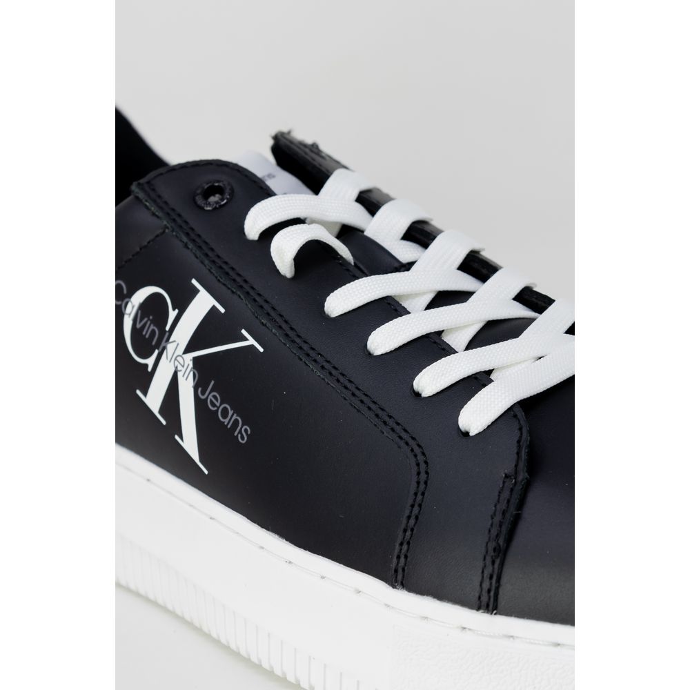 Calvin Klein Jeans Black Leather Sneaker