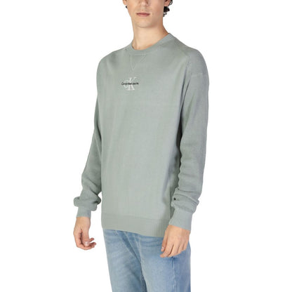 Calvin Klein Jeans Green Cotton Sweater