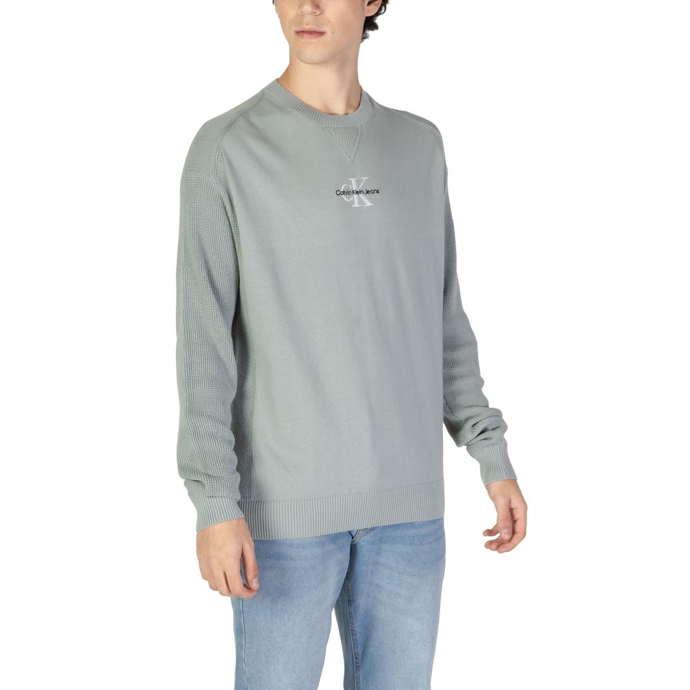 Calvin Klein Jeans Green Cotton Sweater