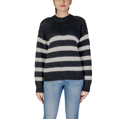 Only Black And White Recycled Polyester Sweater