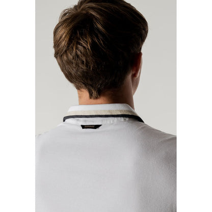 Napapijri White Cotton Polo Shirt