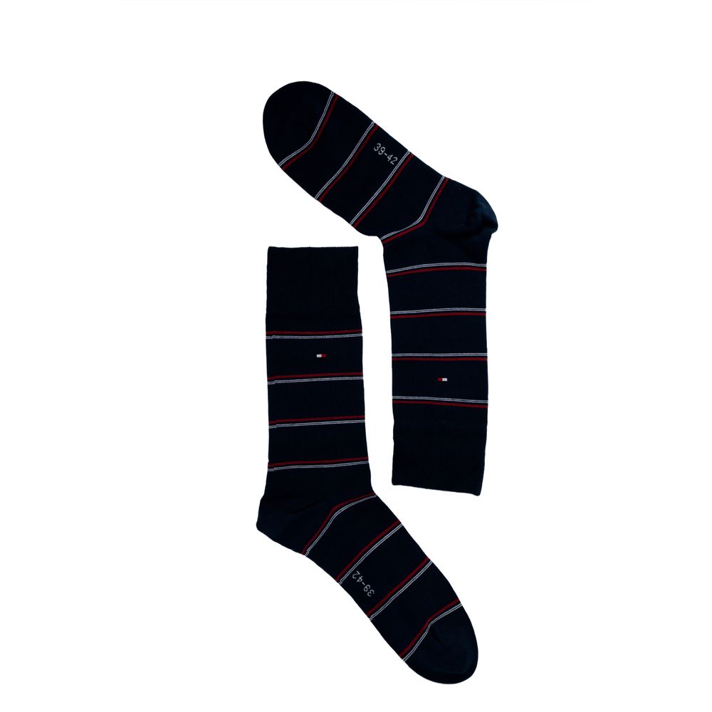 Tommy Hilfiger Blue Cotton Sock