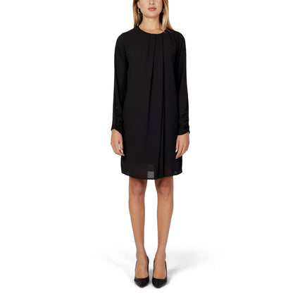 Sandro Ferrone Black Polyester Dress