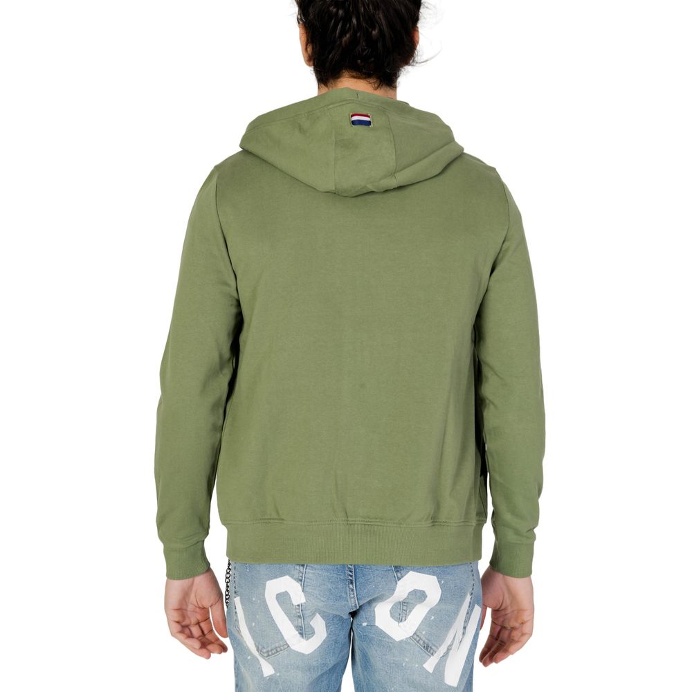 U.S. POLO ASSN. Green Cotton Sweater