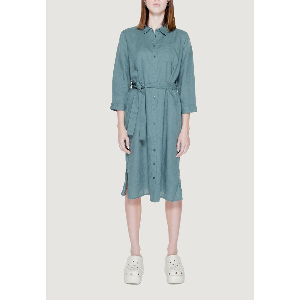 Street One Green Linen Dress