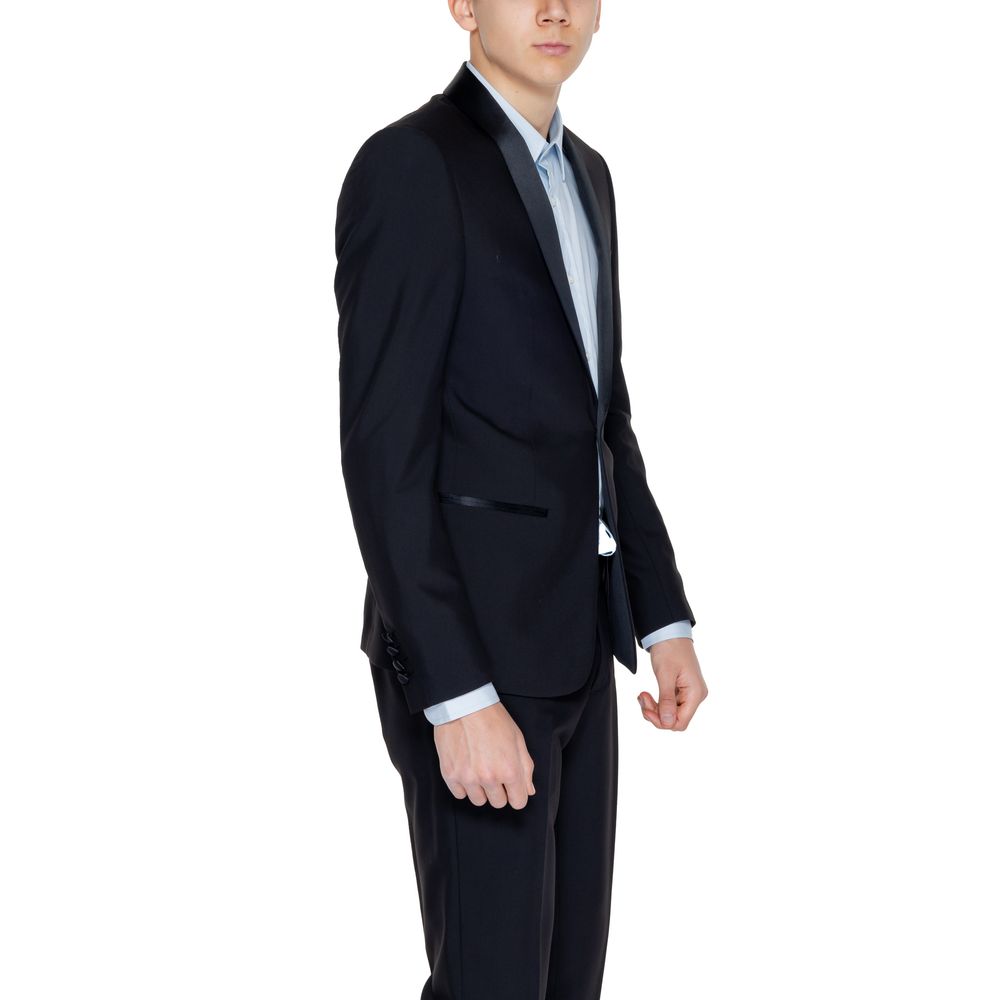 Antony Morato Black Polyester Suit