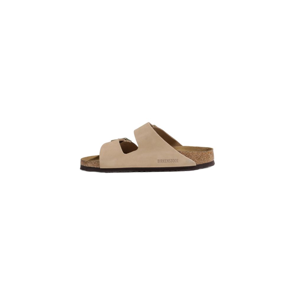 Birkenstock Beige Nubuck Leather Sandal