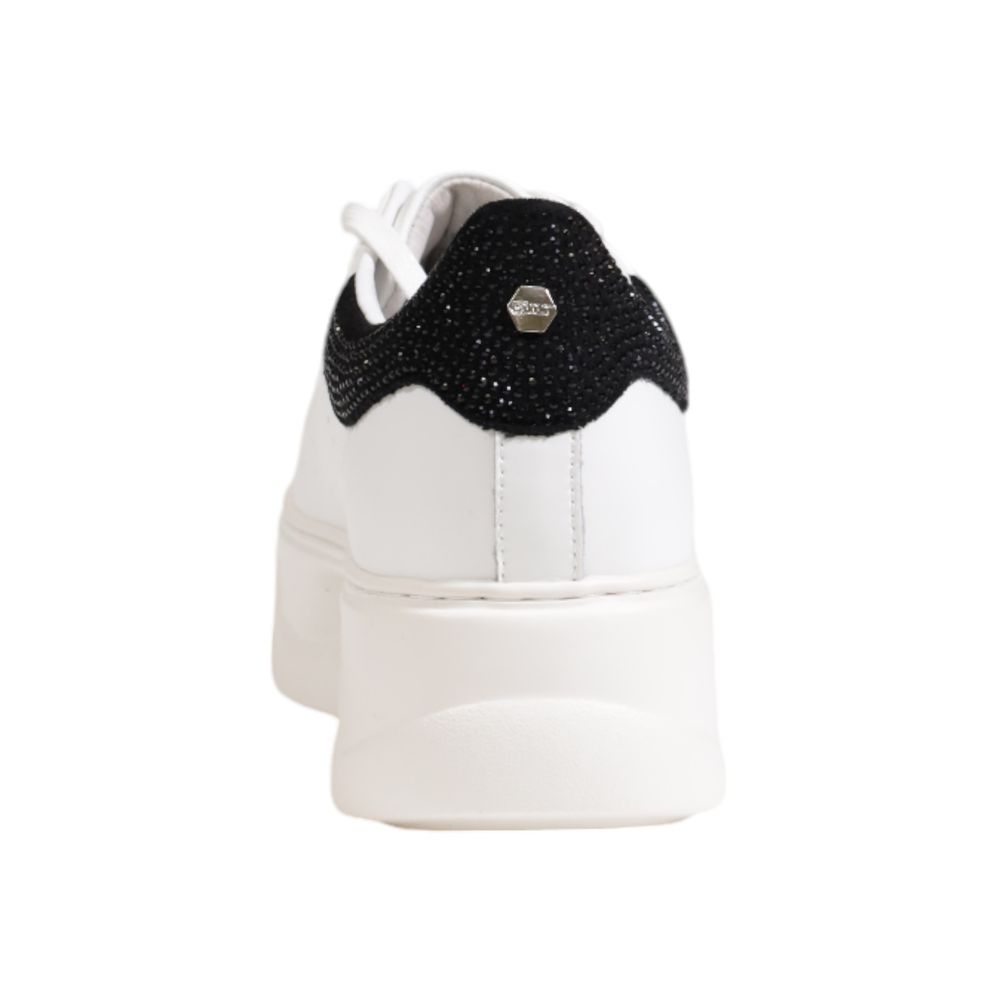 Cult White Leather Sneaker