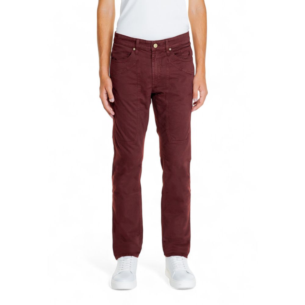 Jeckerson Red Cotton Jeans & Pant