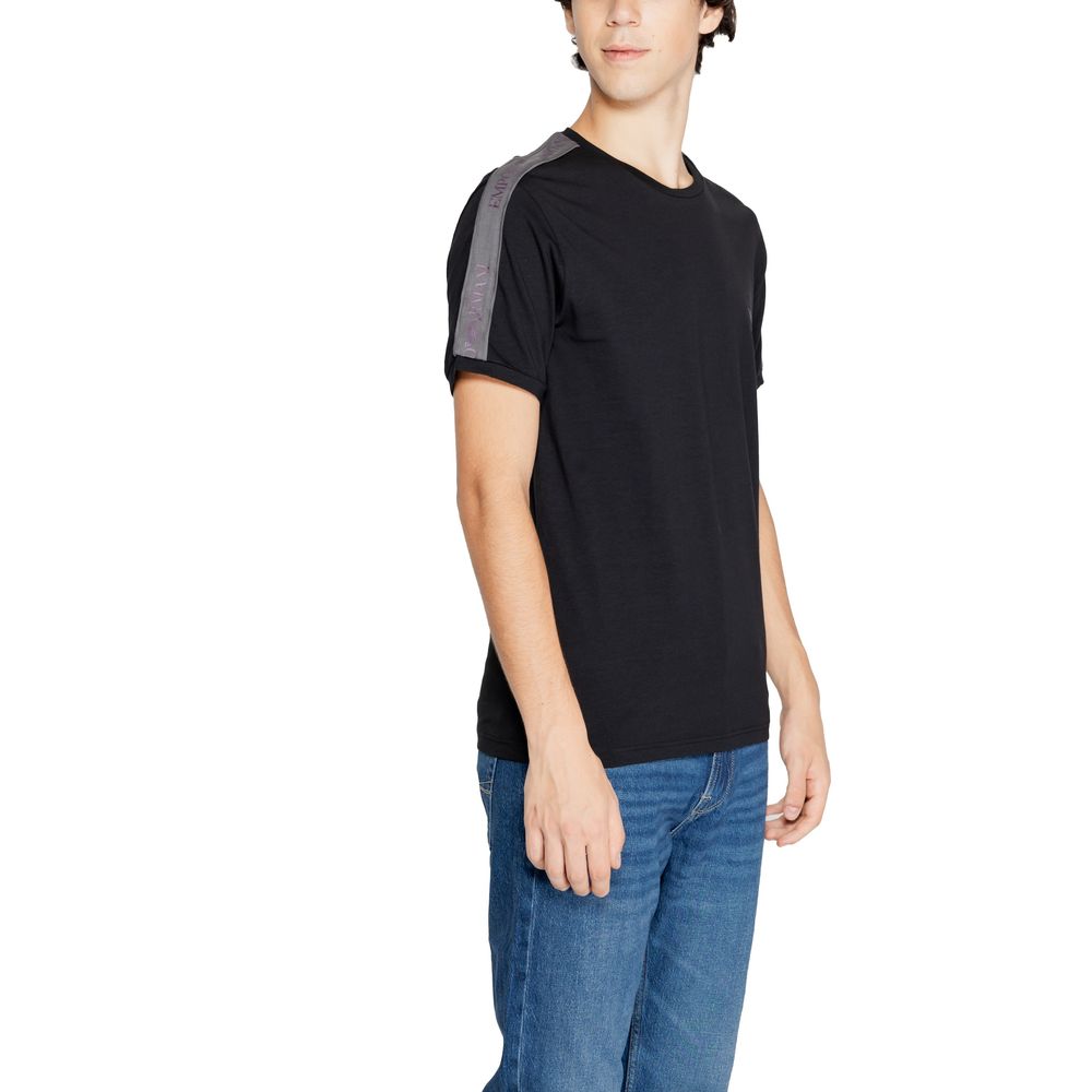 Emporio Armani Underwear Black Cotton T-Shirt