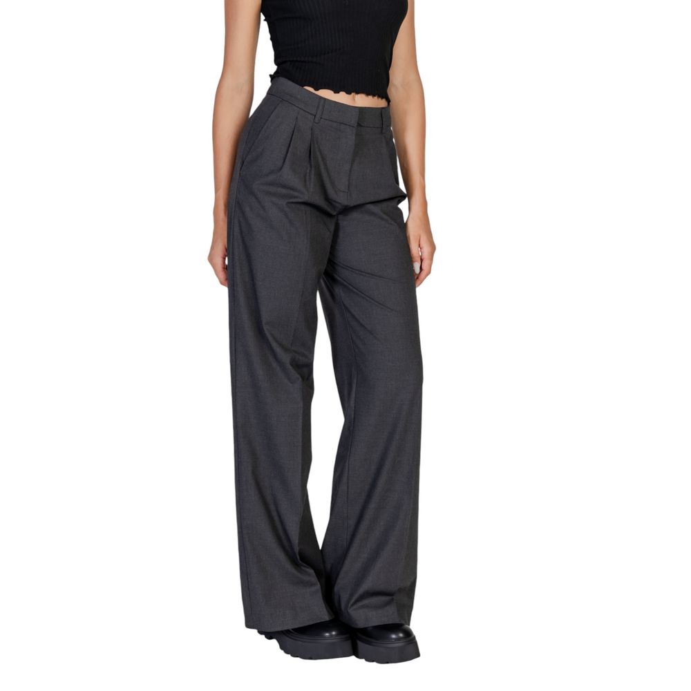 Morgan De Toi Gray Polyester Jeans & Pant