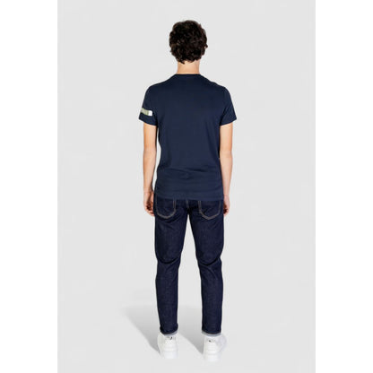 Emporio Armani Underwear Blue Cotton T-Shirt