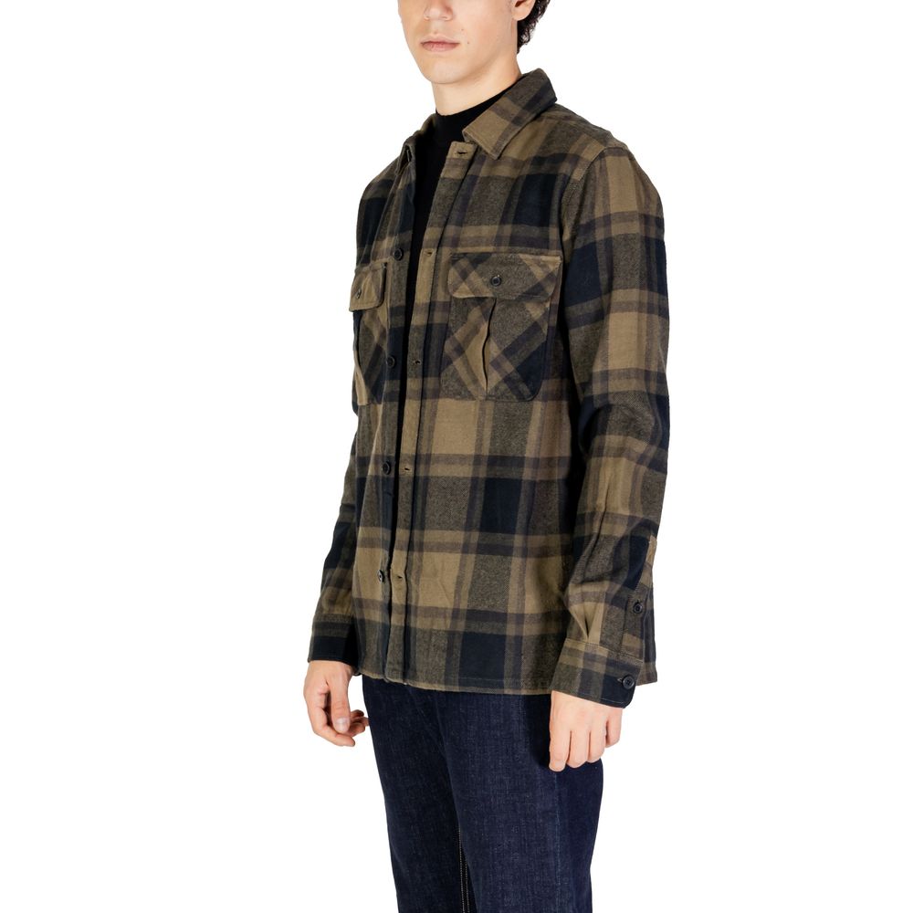 Only & Sons Green Cotton Shirt