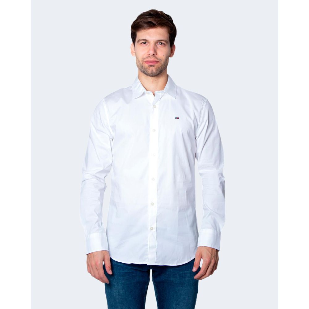 Tommy Hilfiger Jeans White Cotton Shirt