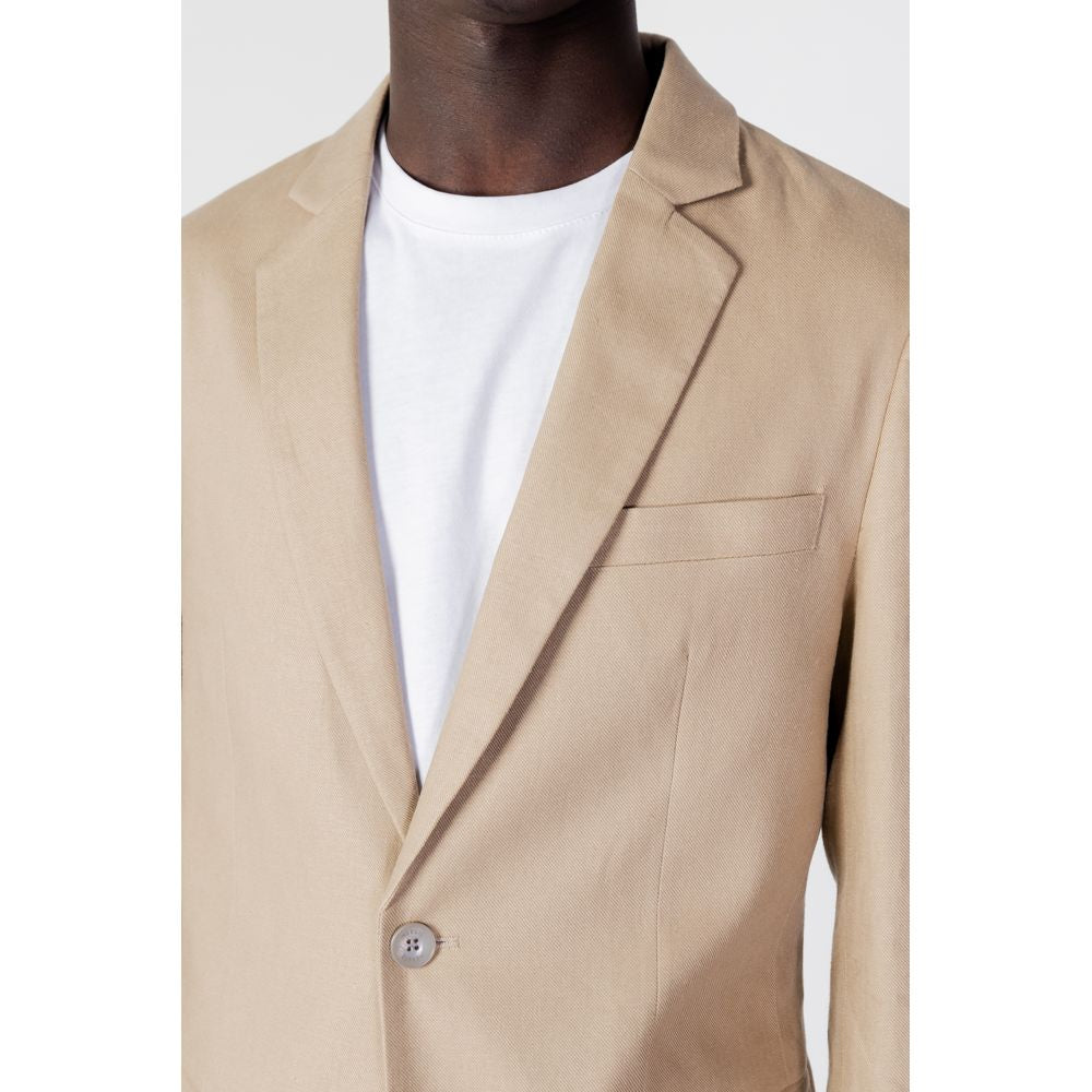 Antony Morato Beige Linen Suit