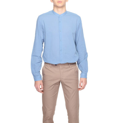 Antony Morato Blue Cotton Shirt