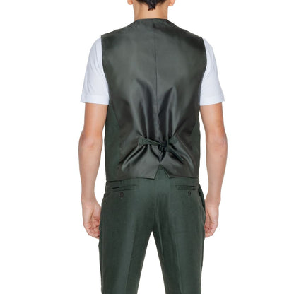 Antony Morato Green Linen Vest