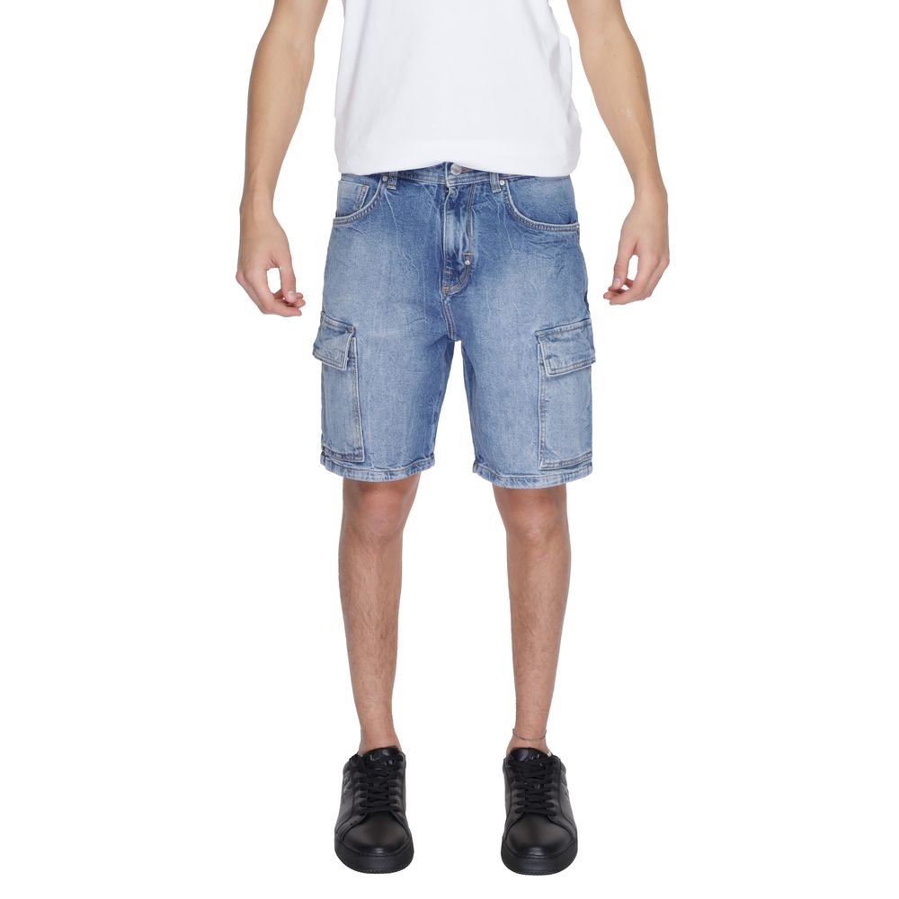 Antony Morato Blue Cotton Short