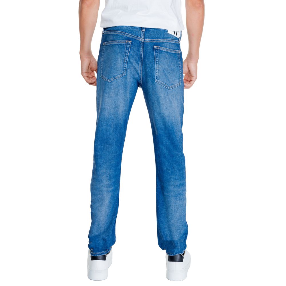 Calvin Klein Jeans Blue Recycled Cotton Jeans & Pant
