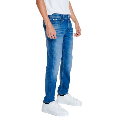 Calvin Klein Jeans Blue Recycled Cotton Jeans & Pant