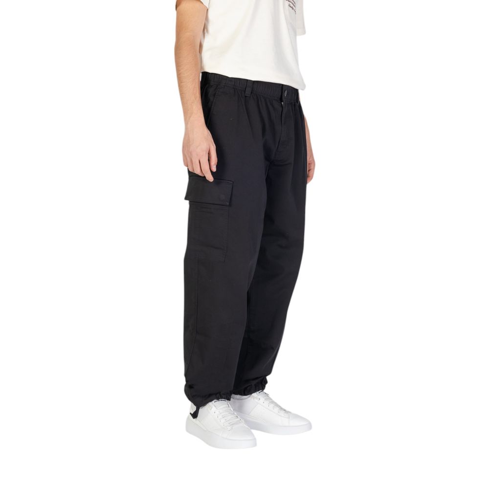 Calvin Klein Jeans Black Recycled Cotton Jeans & Pant