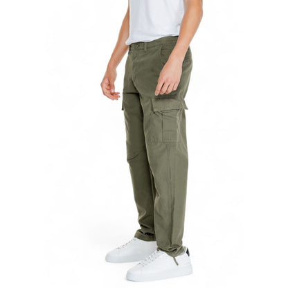 Jack Jones Green Cotton Jeans & Pant