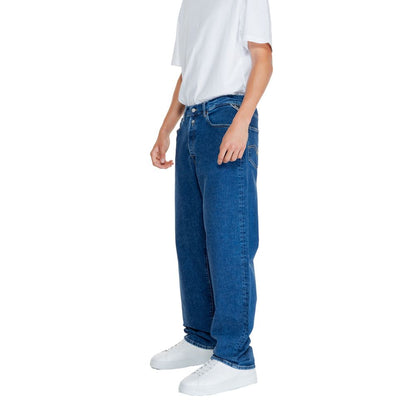 Replay Blue Cotton Jeans & Pant