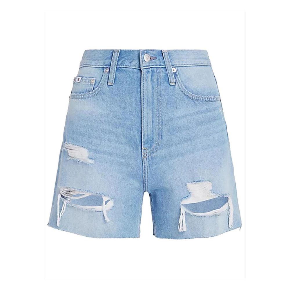 Calvin Klein Jeans Light Blue Cotton Short