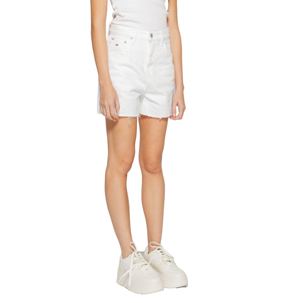 Tommy Hilfiger Jeans White Recycled Cotton Short