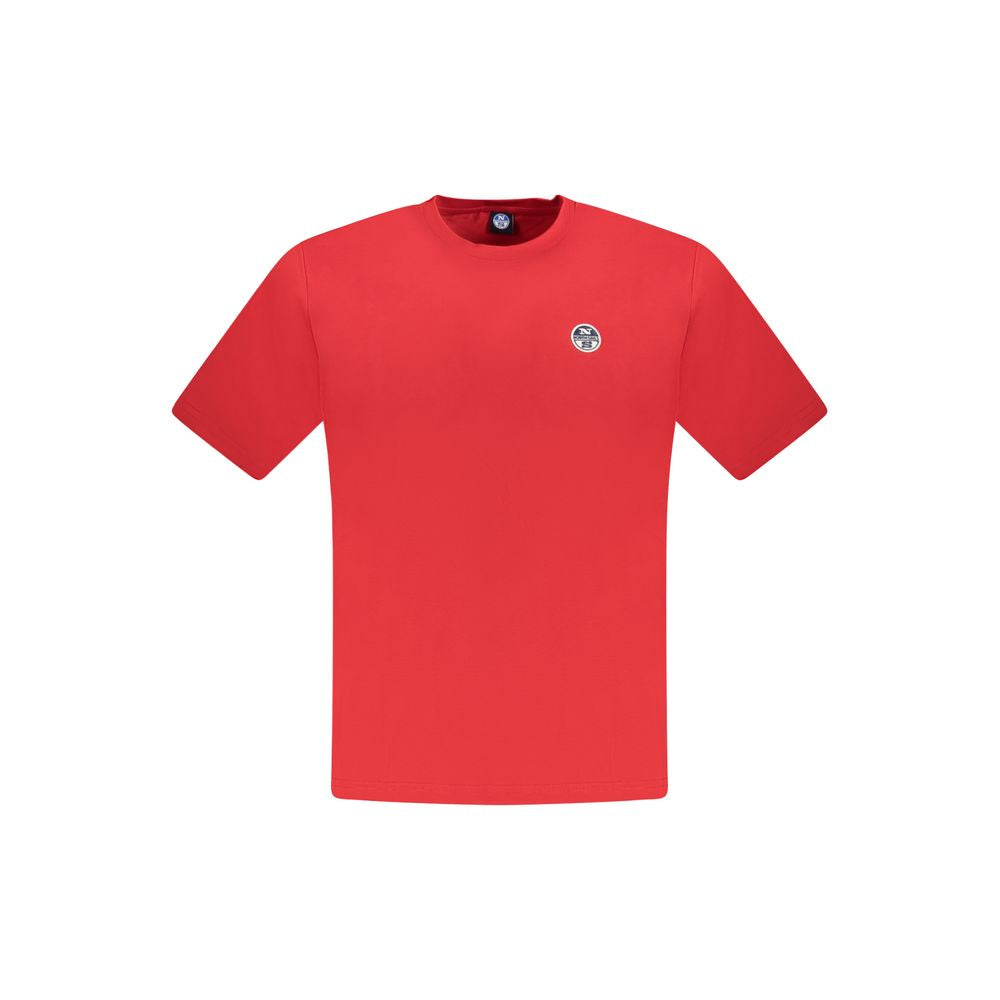 North Sails Red Cotton Men T-Shirt