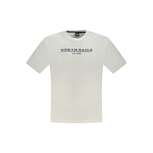 North Sails White Cotton T-Shirt