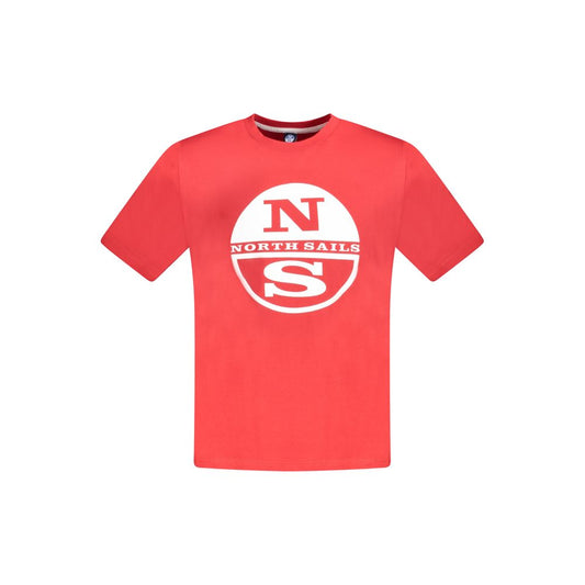 North Sails Red Cotton T-Shirt