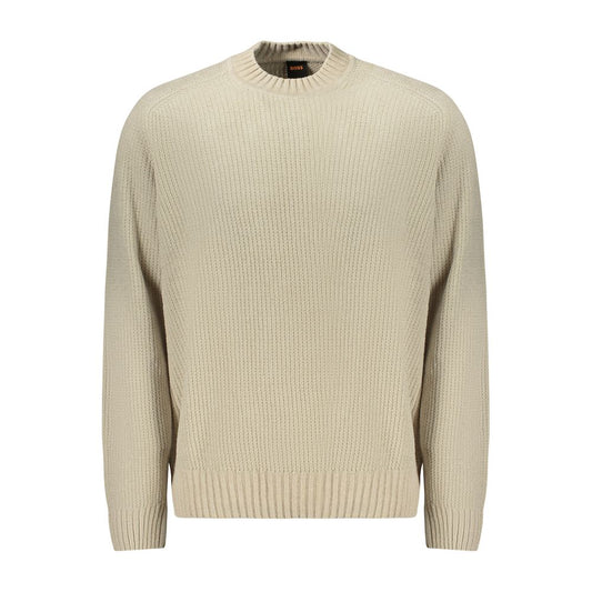 Hugo Boss Beige Cotton Sweater