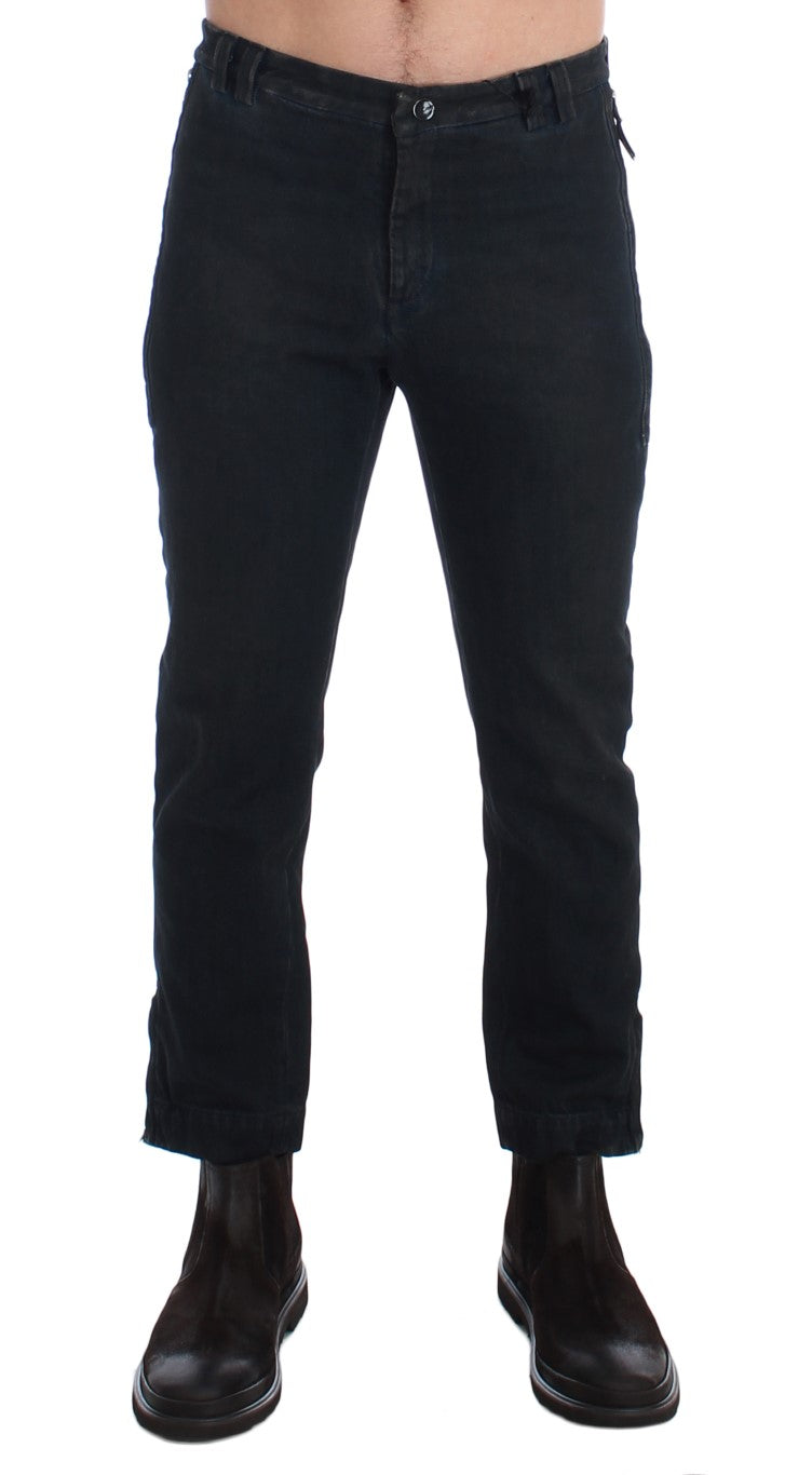 Costume National Chic Blue Slim Fit Denim Jeans