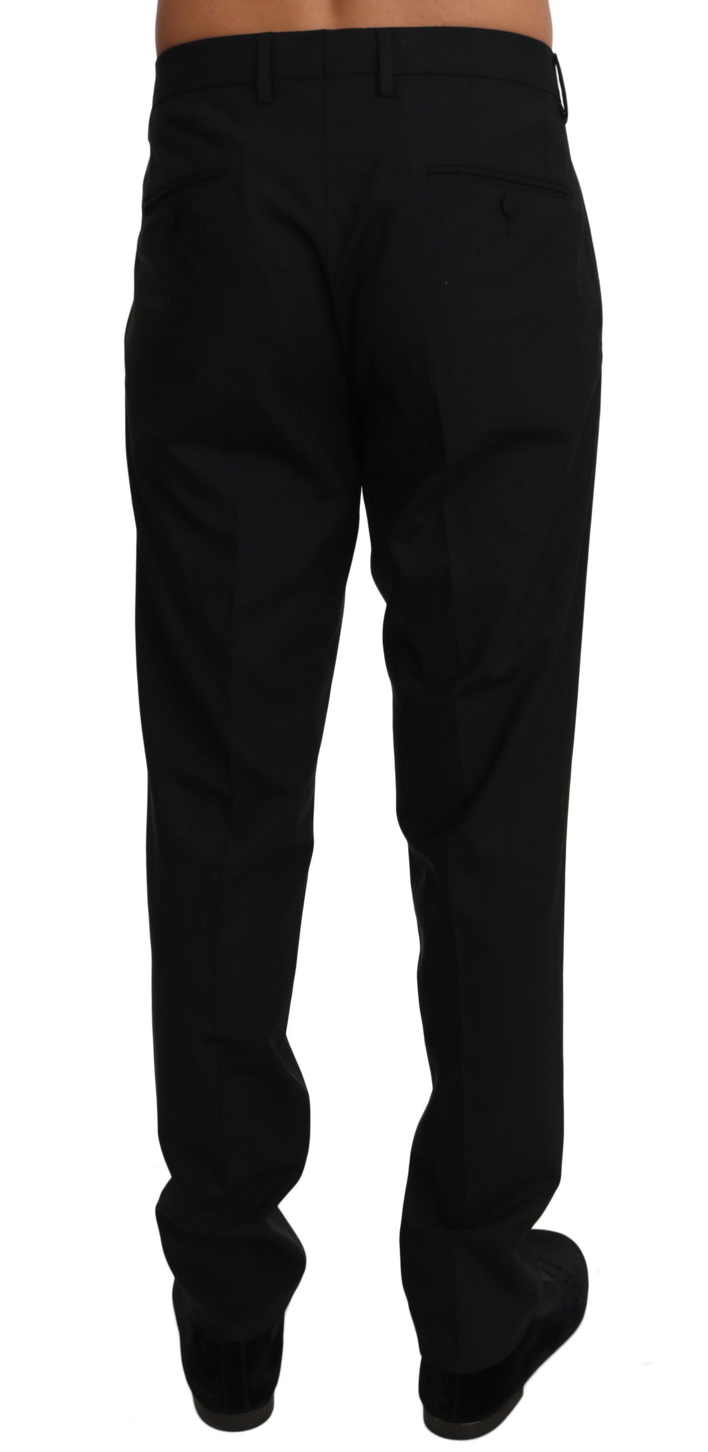 Dolce & Gabbana Elegant Formal Wool Blend Trousers