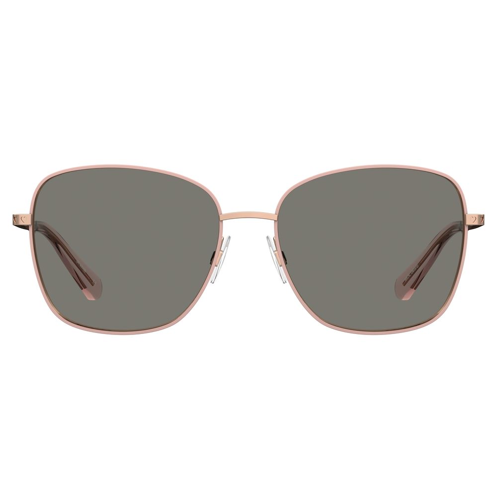 Love Moschino Brown Metal Sunglasses