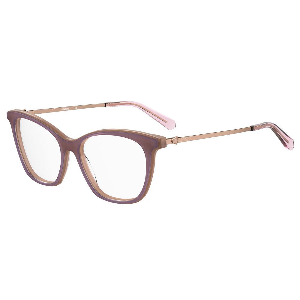 Love Moschino Beige Acetate Frames