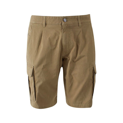 Yes Zee Beige Cotton Men's Bermuda Short