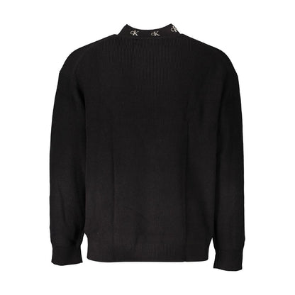 Calvin Klein Black Cotton Men Sweater