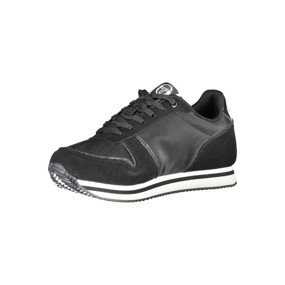 Sergio Tacchini Black Polyester Women Sneaker