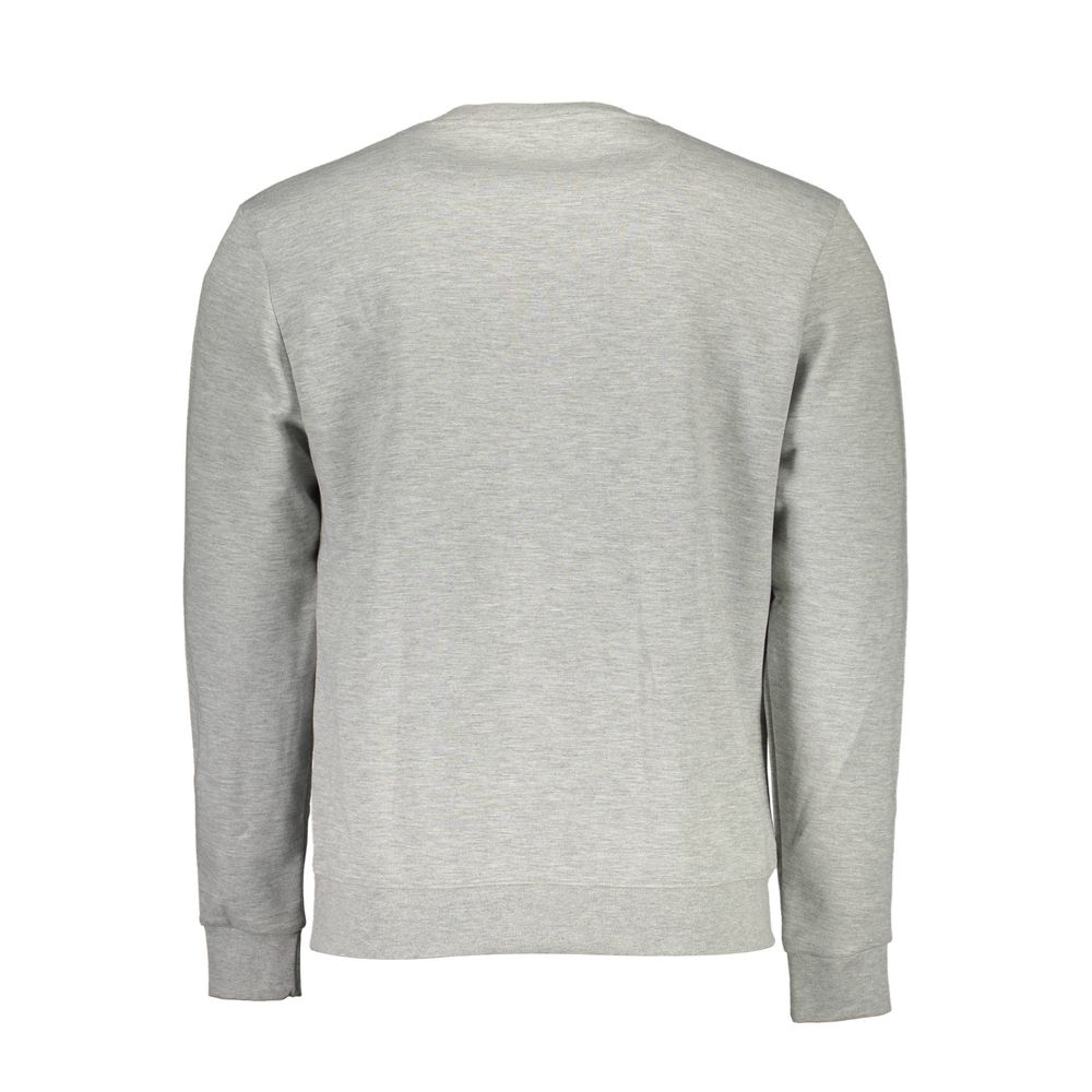 North Sails Gray Cotton Men Sweater